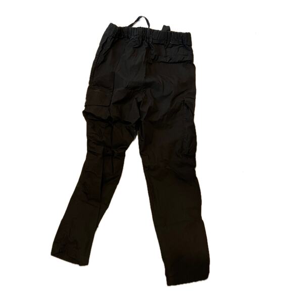 Sampson and Taylor Black Cargo Ankle Cuffed Joggers Mens S - Picture 2 of 3